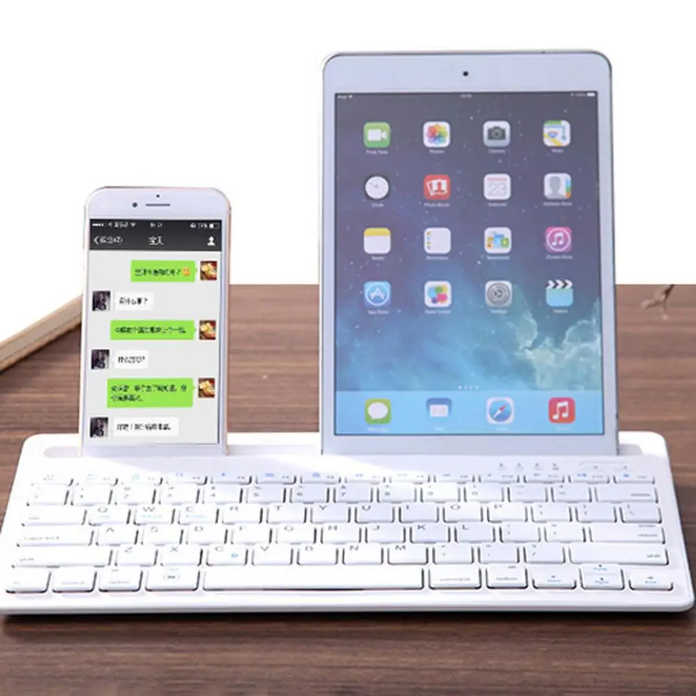 Портативный Ультратонкий слот Bluetooth клавиатура для ноутбука iPhone Tablet хорошее качество