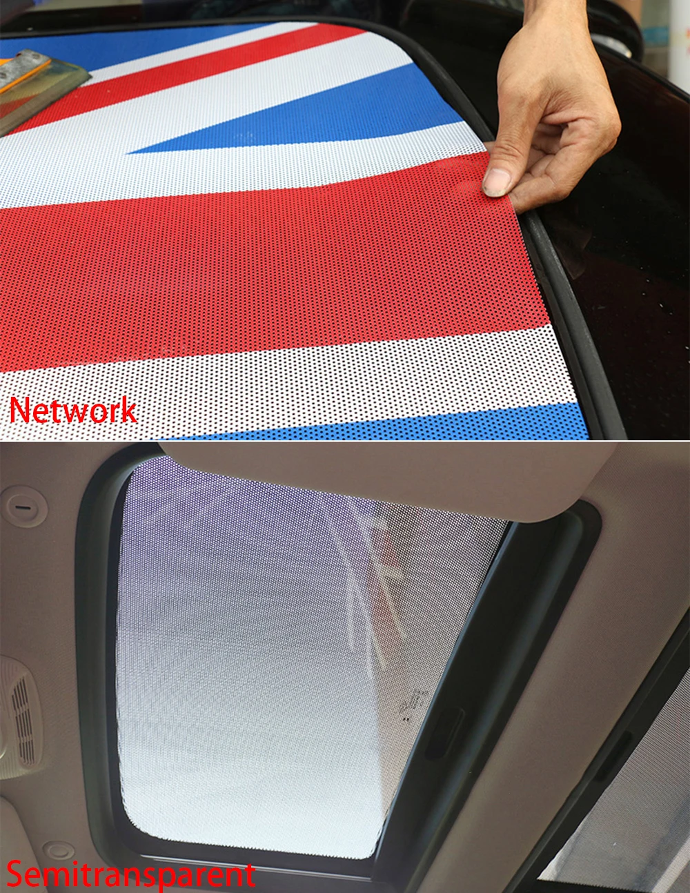 Semitransparent Sunroof Roof Sticker Car Styling For MINI Cooper JCW R55 R56 R57 R58 R59 R60 R61 Countryman Clubman Accessories (17)