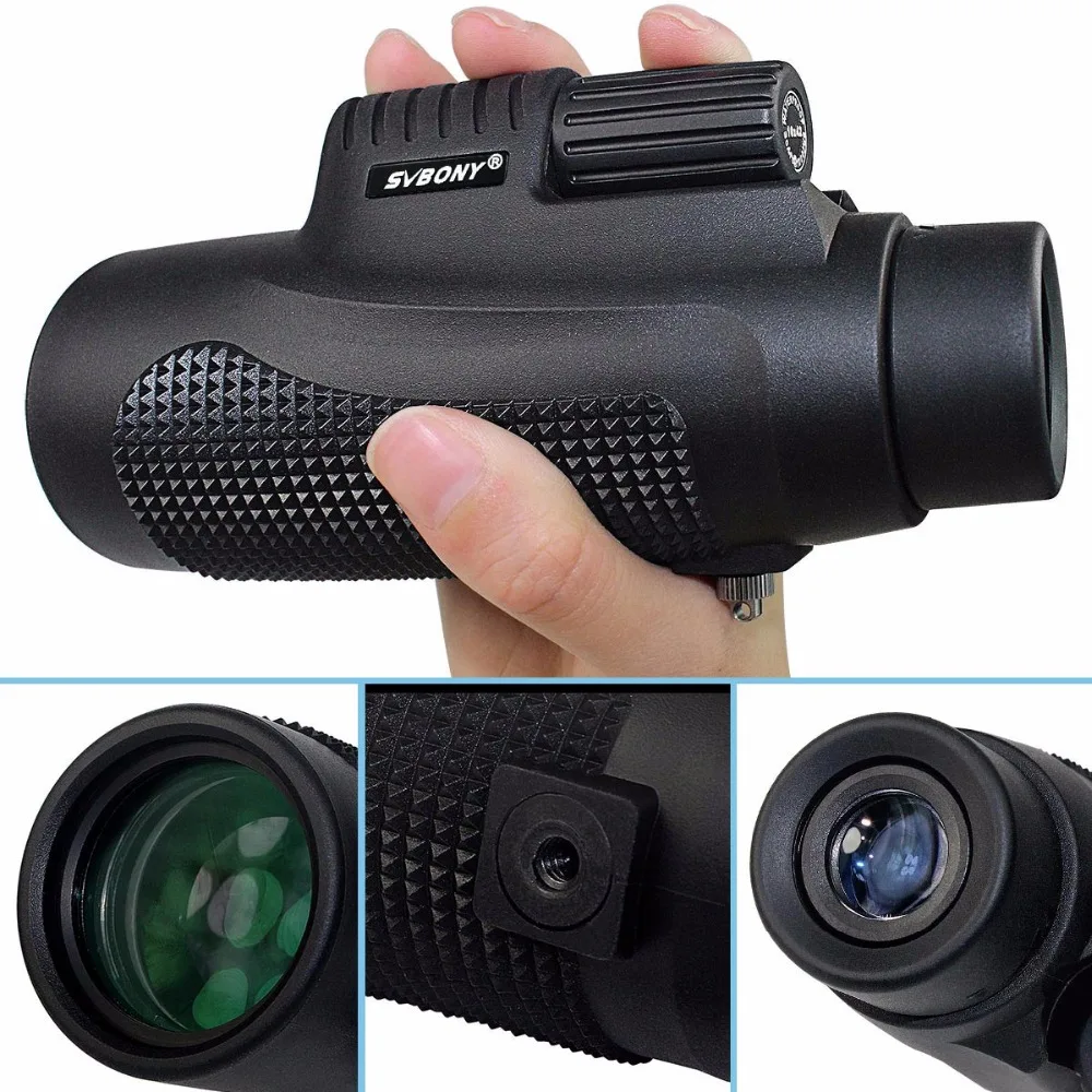 SVBONY 10x42 оптический монокуляр телескоп BK 7 водонепроницаемый Fogproof Фокус Travell
