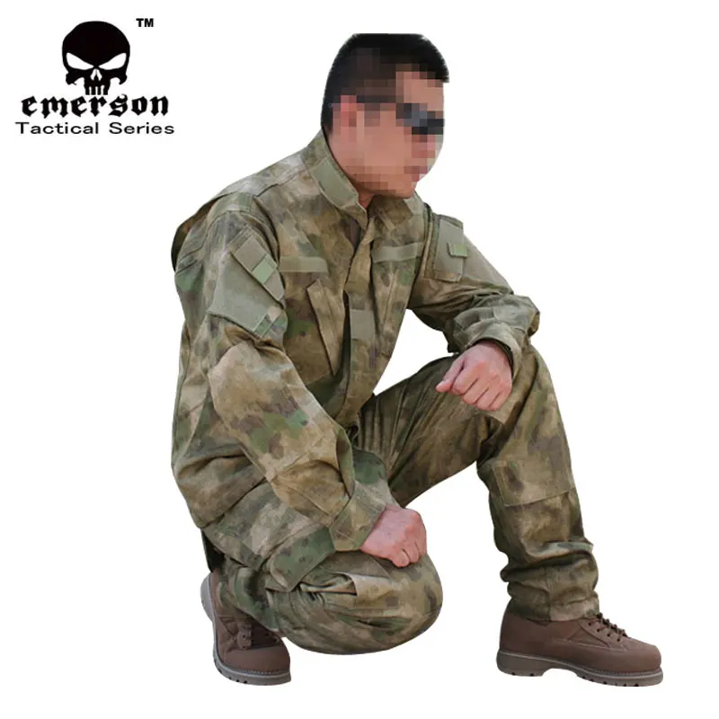 Emersongear! Военный BDU охотничий боевой костюм BDU A-TACS/FG пальто+ брюки EM6923