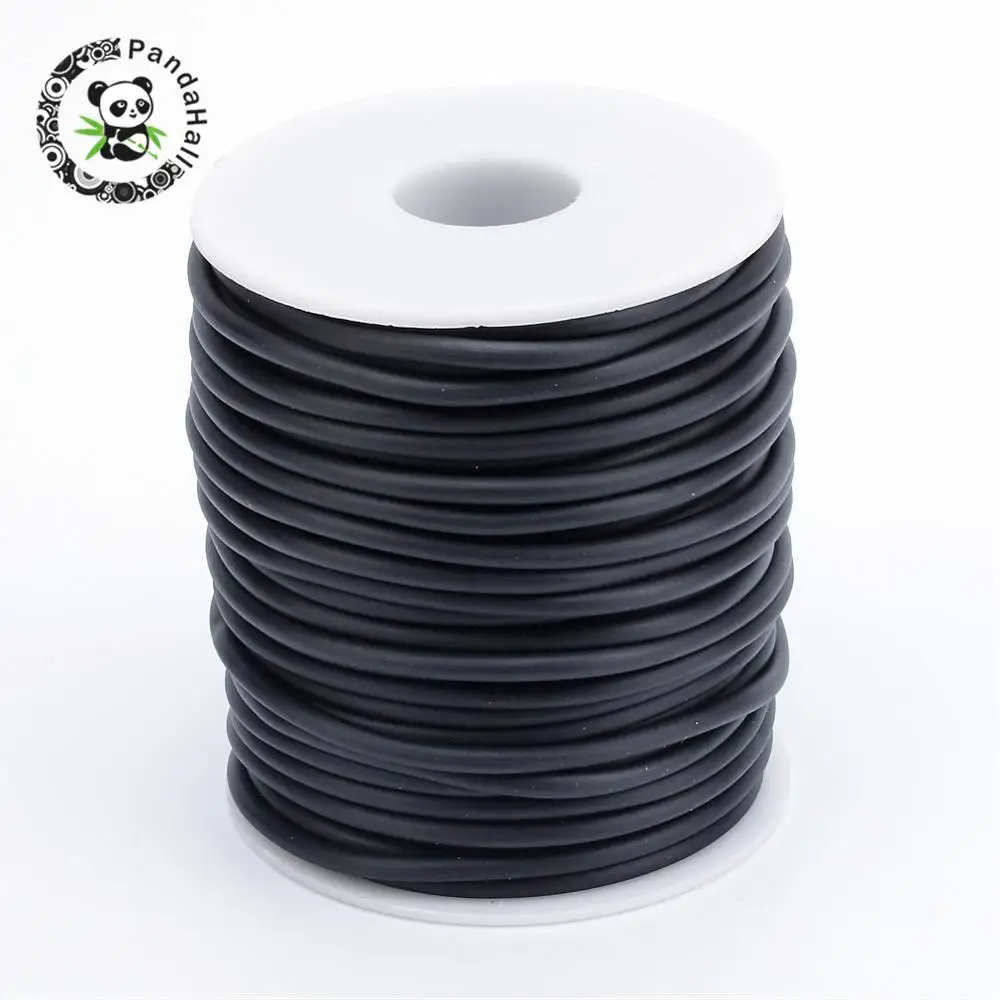  FASHEWELRY 54.6 Yards Hollow Pipe Rubber Cords 2mm