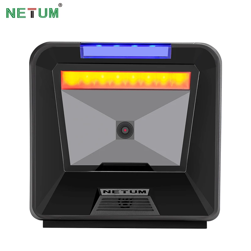NT-2080 2D/QR احادي الباركود ماسحة مسطحة سطح المكتب الباركود قارئ ل مخزن NETUM