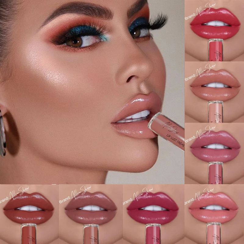 

New Fashion 12 Color Creamy Liquid Lipstick Long lasting Waterproof Nude Coulor Makeup Lipgloss Velvet Matte Lip Glossy Cosmetic