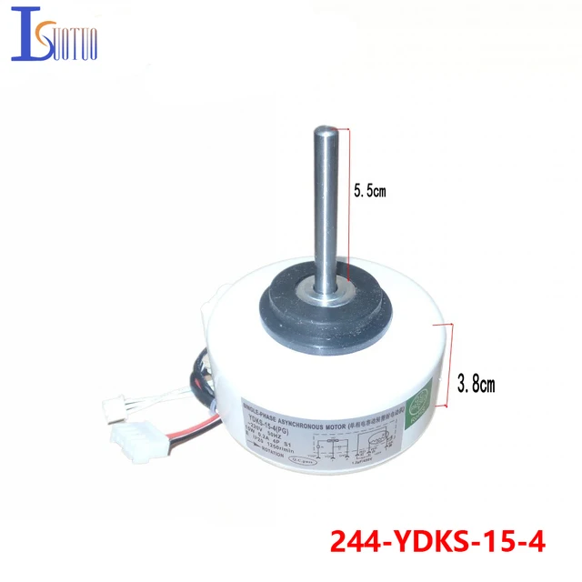 Midea air conditioner indoor fan motor YDKS 15 4 plastic sealing