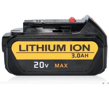 

20V 3000mAh Li-ion Rechargeable power tools battery for Dewalt DCB182,DCB183,DCB200,DCB204 cordless Electric drill screwdriver