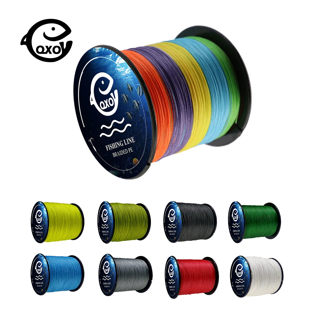 

QXO Line Multifilament 8 Stands Tresse Leash For Fishing Pe Braided Wire Fishing Line X8 Tresse Peche 8 Braid Monster Power W8