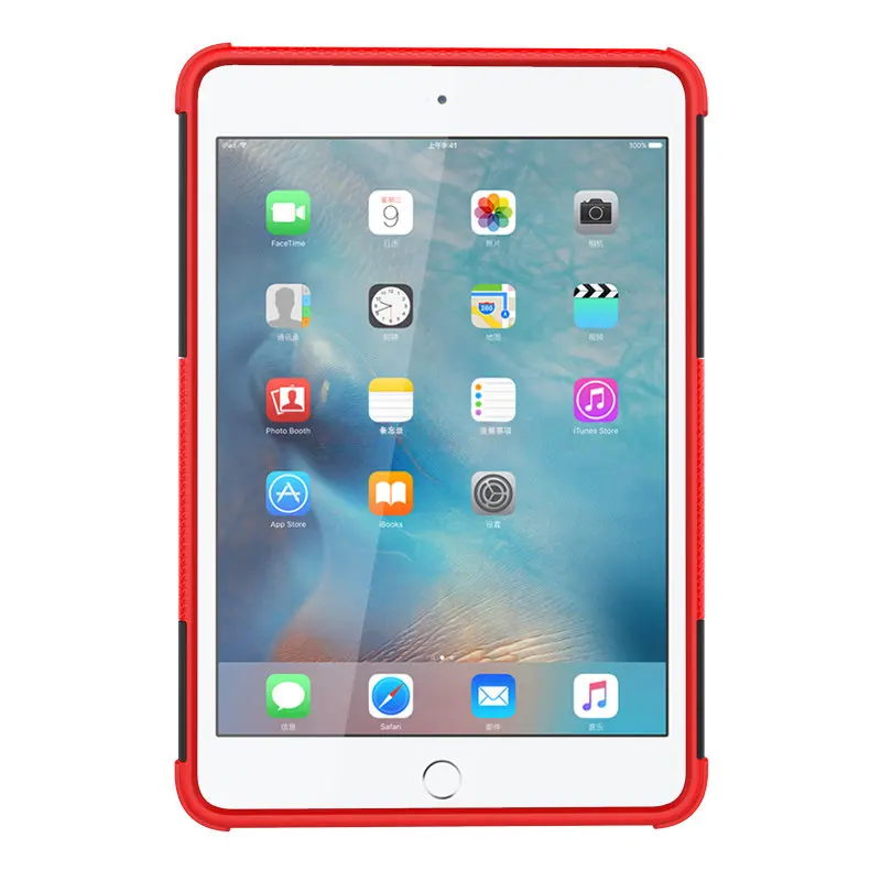 High Duty Armor Coque for iPad mini 1 2 3 Case Silicon TPU Shockproof 7.9'' Cover for iPad mini 2 mini 3 Shockproof Stand Cover (3)