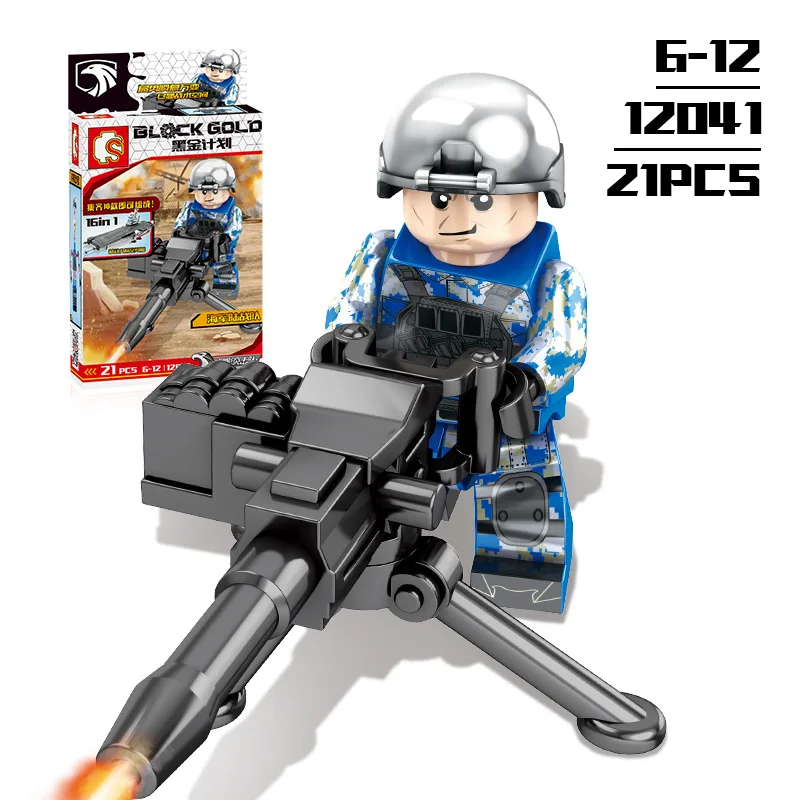 Compatible Legoings Model Building Kits Toys for Boys Military Profession Series Star Wars DIY Building Blocks Figures Mini Toy  (21)