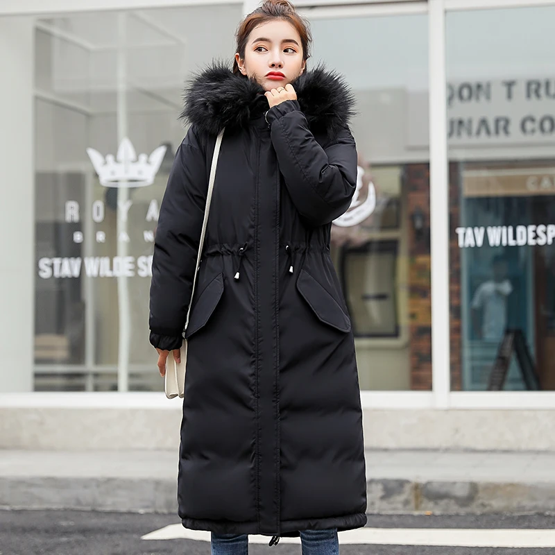 New Arrival Fashion Womens Winter Jacket 2018 High Quality Ladies Coat Long Parka Hooded With Fur Warm Outwear Parkas Womens