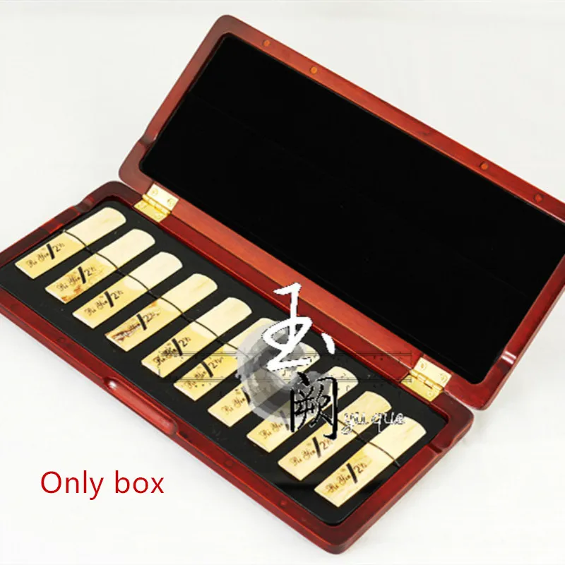 

High-end Boutique Saxophone Reeds Professional Reed Box Birch Saxophone Whistle Box