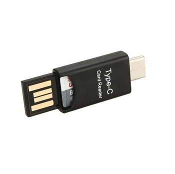 

Type C USB-C USB 3.1 to Micro-SD TF Card Reader Adapter for Macbook PC Cellphone