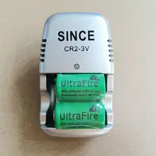 Nowy 2 szt. 15270 CR2 800 mAh bateria + 3 V CR2 ładowarka, aparat cyfrowy, wykonany ze specjalnej baterii