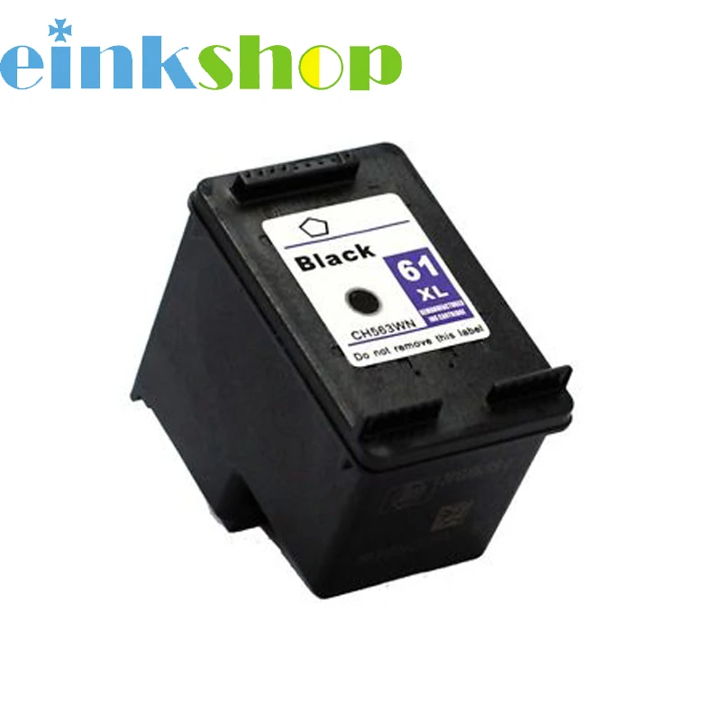

Einkshop 1pcs For HP 61 61xl black ink cartridge For HP 1000 1050 2050 3050 1510 printer ink for hp61