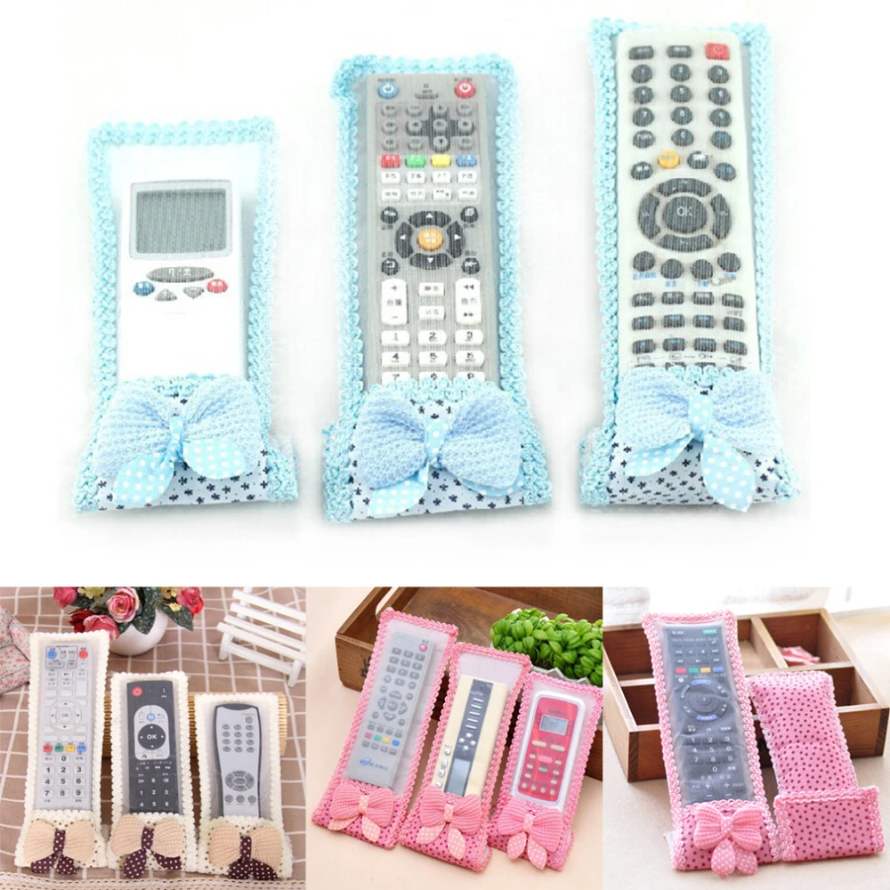 Protector Cover Dust  Remote Control Covers Case Protector Lace Bag  Fabric