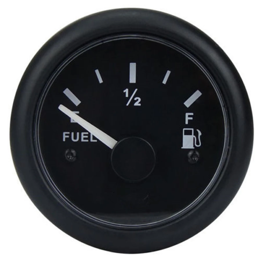 

Universal 12/24V 52mm Fuel Level Gauge Car Truck Boat/Marine Fuel Tank Level Gauge 240-33 ohms