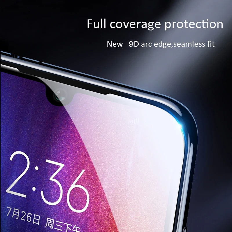 Защитное стекло для Xiaomi Redmi Note 7 9 S Mi SE 8 Pro закаленное защитное кольцо