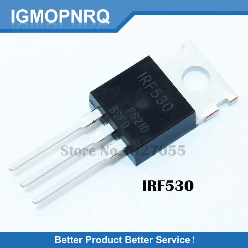10 шт./лот IRF530N IRF530 TO 220 IRF530NPBF MOSFET|Интегральные схемы| |