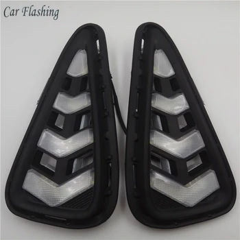 

Car Flashing 1set Car LED For Toyota Camry 2015 2016 2017 LED DRL Daytime driving Running Light DRL Daylight Fog Lamp cover hole