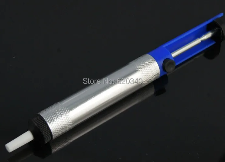 

Aluminium Solder Sucker Desoldering Pump Remover Suction Removal Device Tool electric soldering iron Welding Detin Free shipping