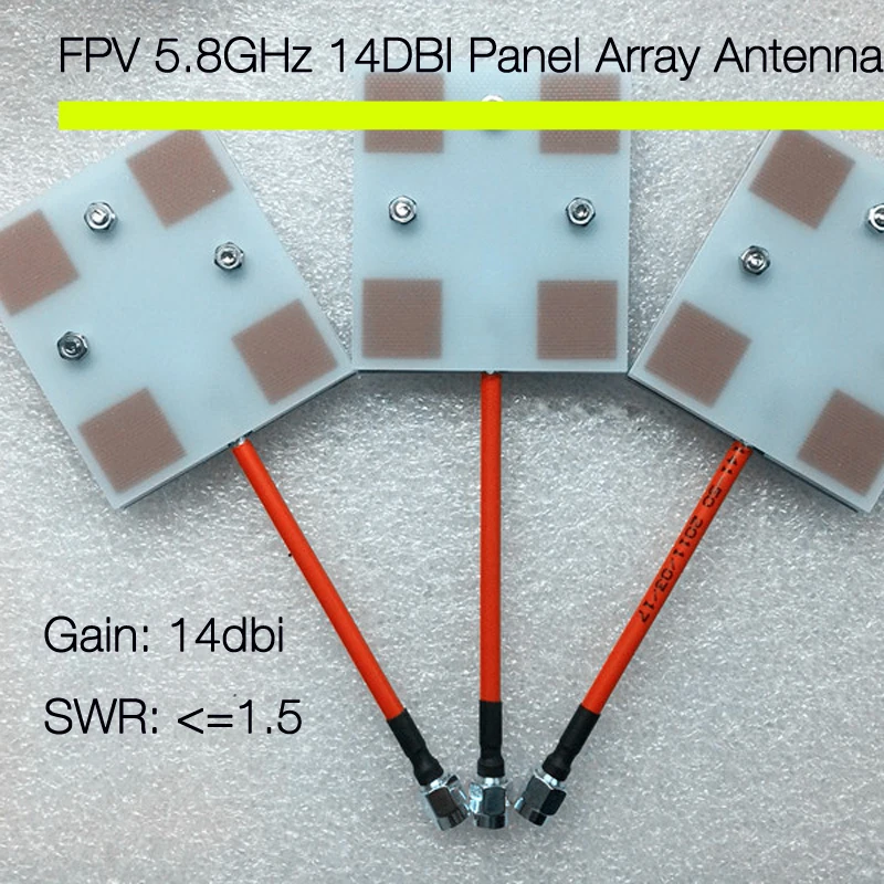 FPV 5.8GHz 14DBI Panel Array Antenna for RC Airplanes AV Receiver
