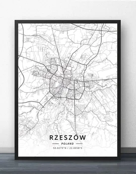 

Rzeszow Sosnowiec Swinoujscie Szczecin Tarnow Torun Tychy Walbrzych Warsaw Wloclawek Wroclaw Zabrze Zielona Poland Map Poster