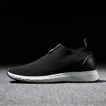2017 New arrival leisure Sports lifestyle shoes for Man Low comfortable breathable light sneaker men slip-on black gray red