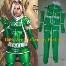 DHL модная взрослая X-Для мужчин космического аппарата изгой, Белый Косплей-Костюм& Зеленый Облегающий комбинезон из синтетической эластичной ткани платье костюм супергероя на Хэллоуин