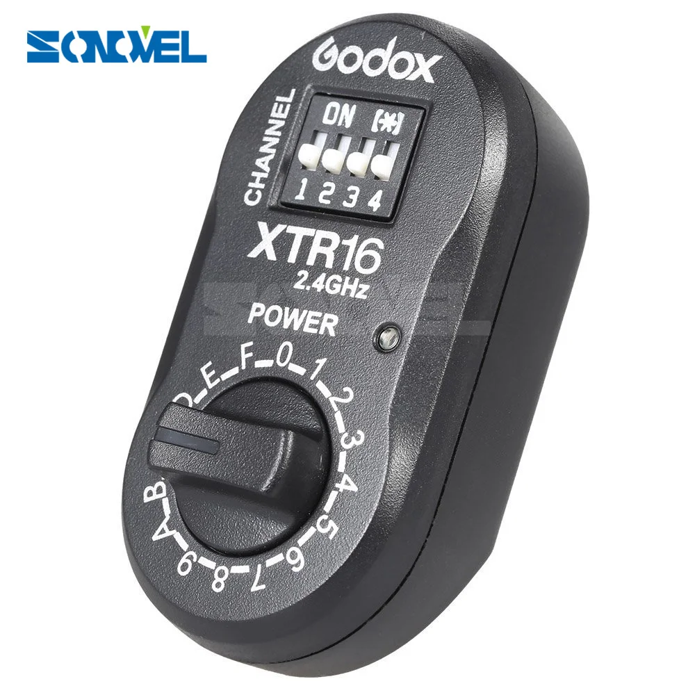 Godox XTR-16 приемник вспышки 2,4G беспроводной x-системы для X1C X1N XT-16 передатчик триггер Wistro AD360/DE/QT/DP/QS/GS/GT серии