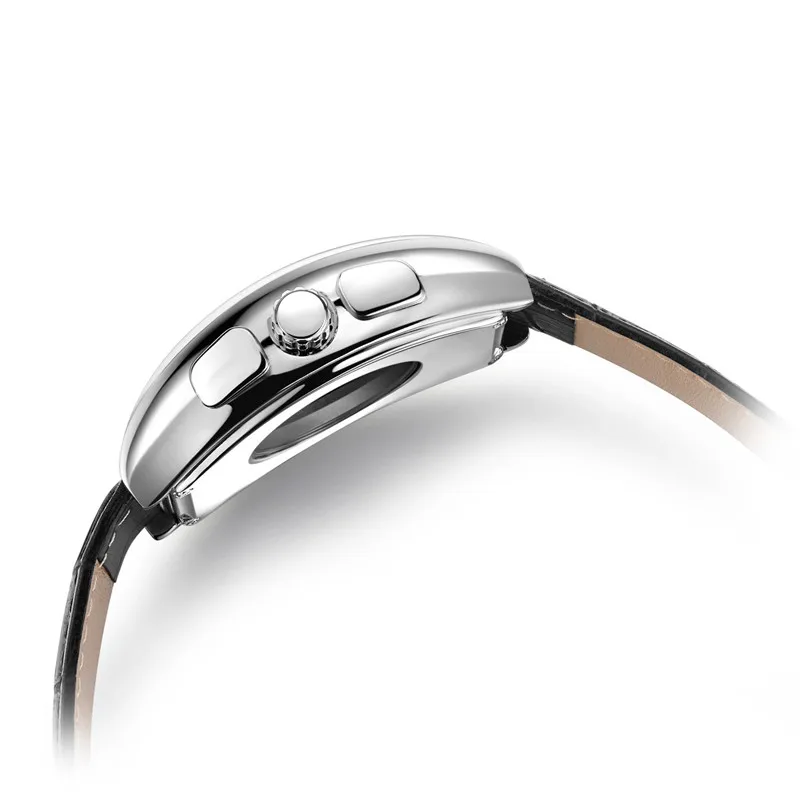 Мужские часы Sewor автоматические механические Tourbillon из натуральной кожи