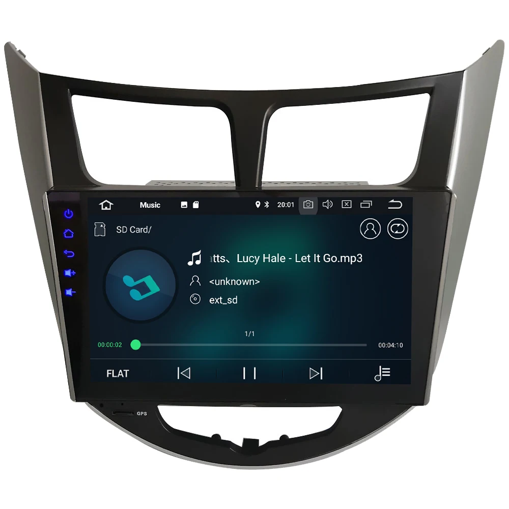 Discount KLYDE 9" IPS Octa Core 4G WIFI Android 8.0 7.1 4GB RAM 32GB ROM Car DVD Multimedia Player For Hyundai Verna Accent Solaris I25 3