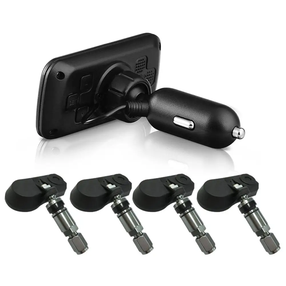 Универсальный автомобильный TPMS система контроля давления в шинах цветной дисплей внутренние противоугонные датчики в режиме реального времени высокоточные TPMS