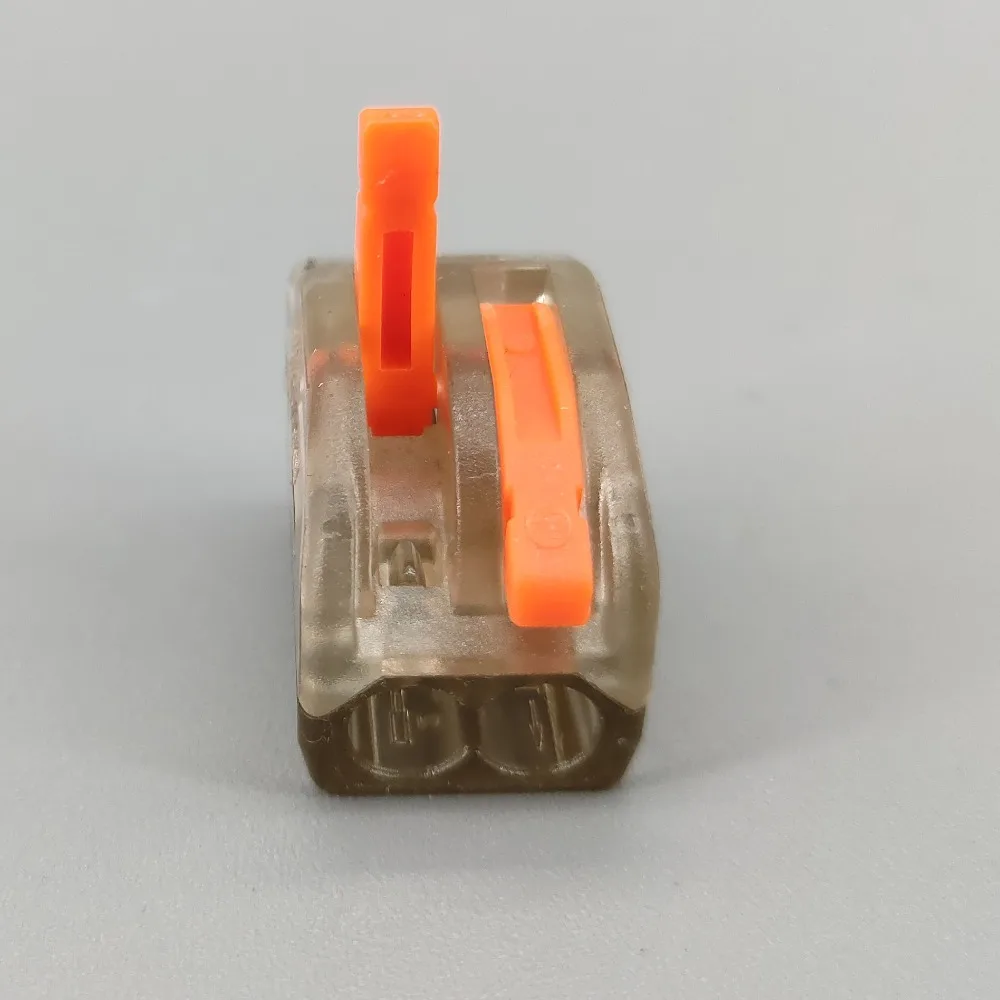 10 шт. 2 Pin Универсальный Компактный проводной разъем проводник клеммный блок с рычагом