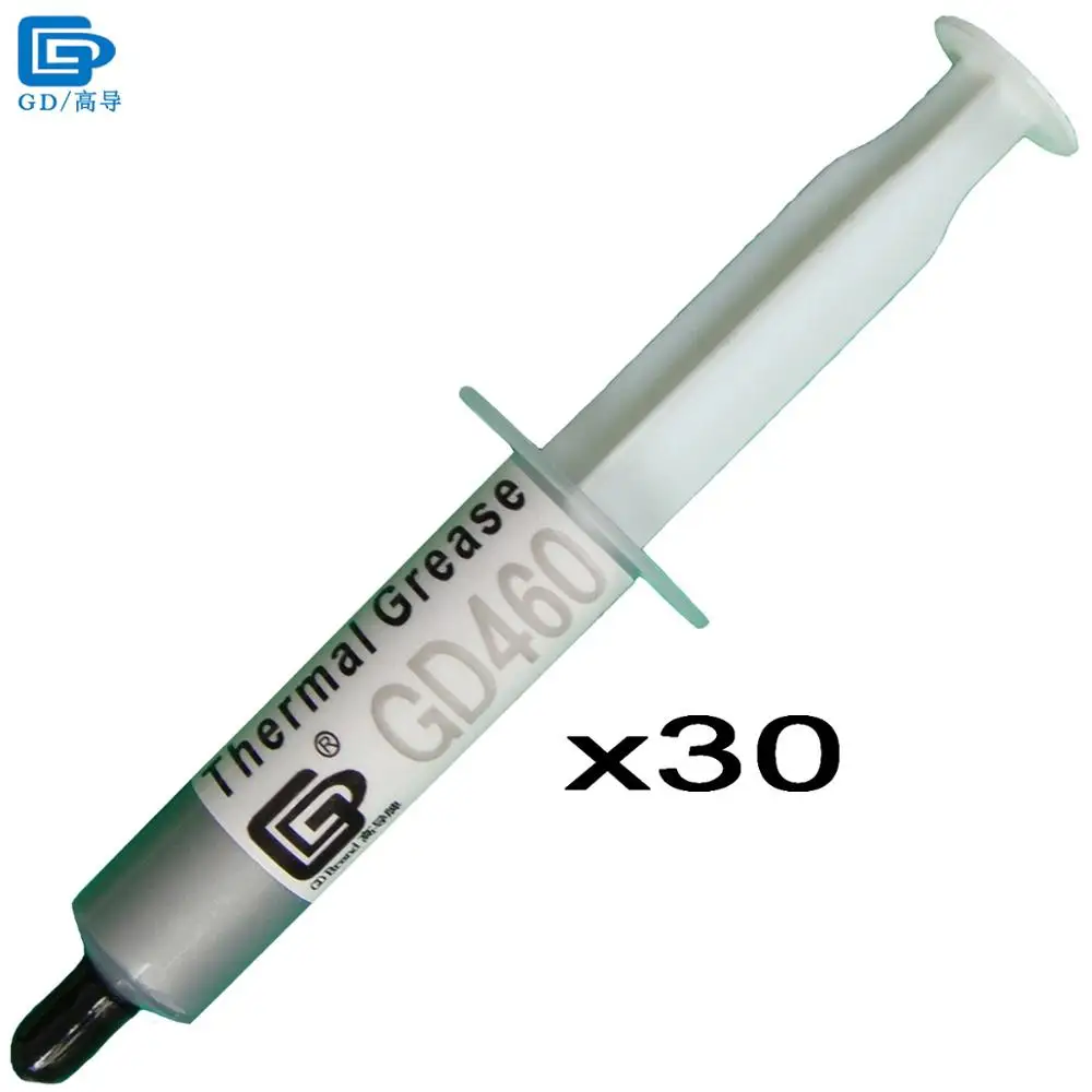 

GD460 Thermal Conductive Grease Paste Silicone Plaster Heatsink Compound 30 Pieces Net Weight 7 Grams Silver For PS4 LED CPU SY7