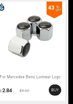 Car Fender Side Stickers Metal Emblem Decals For Mercedes Benz Car Fender Side Stickers Metal Emblem Decals For Mercedes Benz Lorinser Logo Vito Gle Gls Cls Slk Smart Forfour Fortwo W204 W203