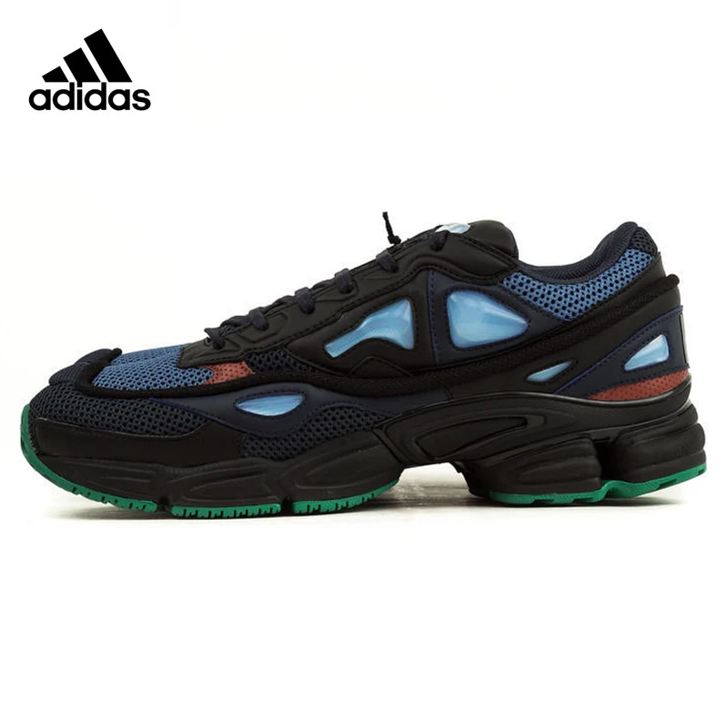 

ADIDAS X RAF SIMONS OZWEEGO 2 Men's Running Shoes, Black & Blue, Shock Absorption Breathable Wear-resistant BY9866