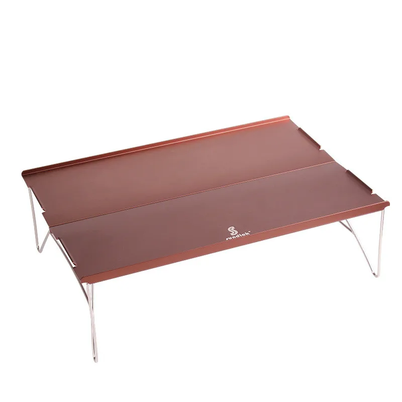 

Outdoor Camping Folding Table Aluminum Alloy Folding Table Tea Making Aluminum Table Mini Portable Table For Mountaineering
