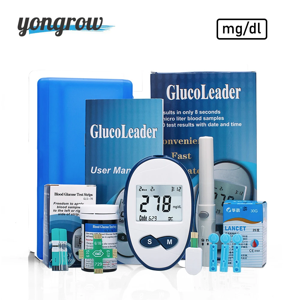 Yongrow Blood Glucose Meters Vein Finder Glucose meter Diabetes Care...