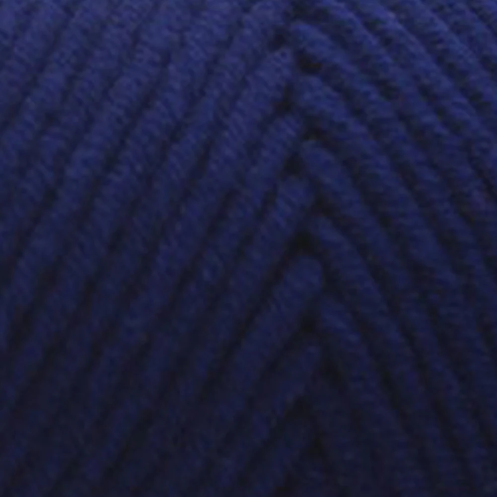 100 г пряжа для вязания, шерстяная пряжа, пряжа для вязания крючком, одеяло, свитер, шарф, молочная хлопковая пряжа для ручного шитья, инструменты для шитья, Lanas - Цвет: Темно-синий