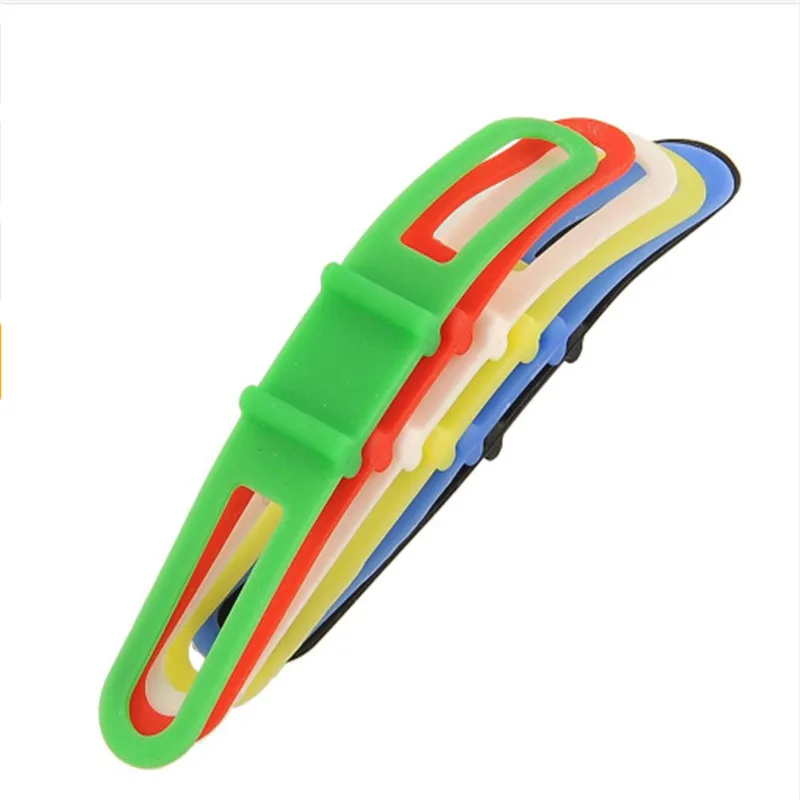 Discount New Silicon Strap Mountain Road Bike Torch Phone Flashlight Bands Elastic Bandage Bicycle Light Mount Holder Bike Accessories 3