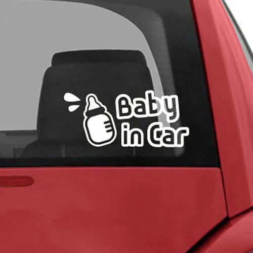 

Lovely Funny JDM Child Boys Baby In Car On Board Sticker For Window Glass Truck Bumper Camping Cute Vinyl Decal car styling