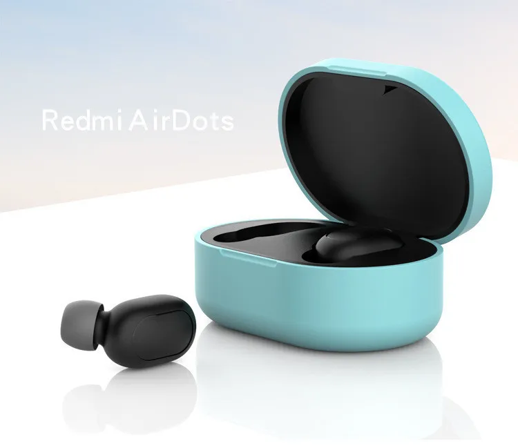 Силиконовый чехол для наушников пылезащитный чехол для Xiaomi Redmi Airdots защитный чехол ультра тонкие затычки для ушей 2yw