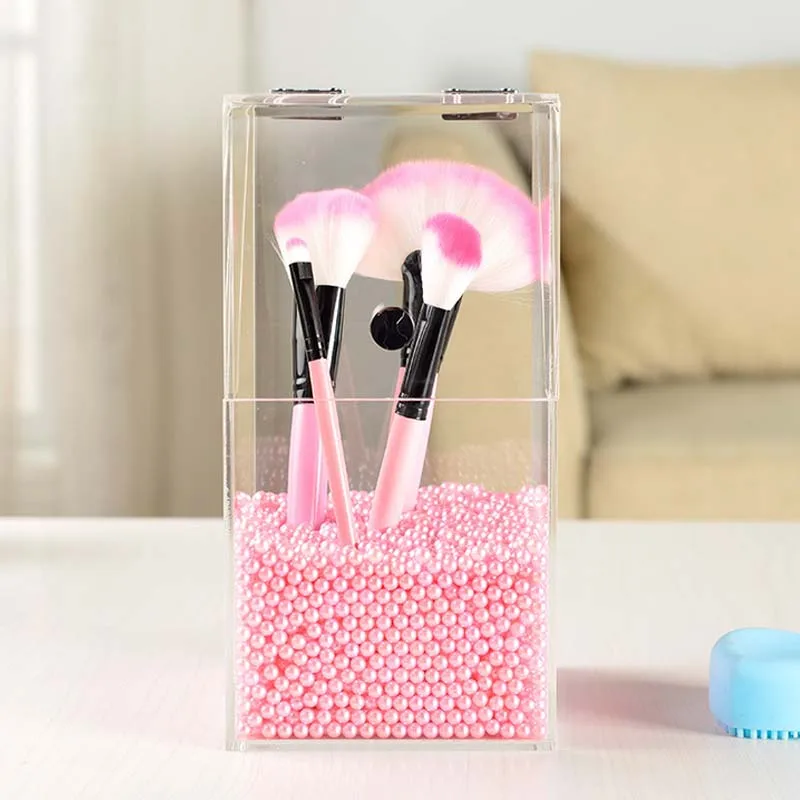 

Acrylic organizer box makeup holder organizer makeup organizer storage box Makeup brush box
