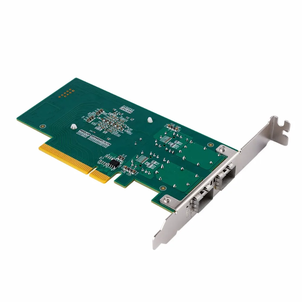 Сетевой адаптер ORICO PCIE 2 порта 10 Гбит чип INTEL82599ES совместимый с переключателем