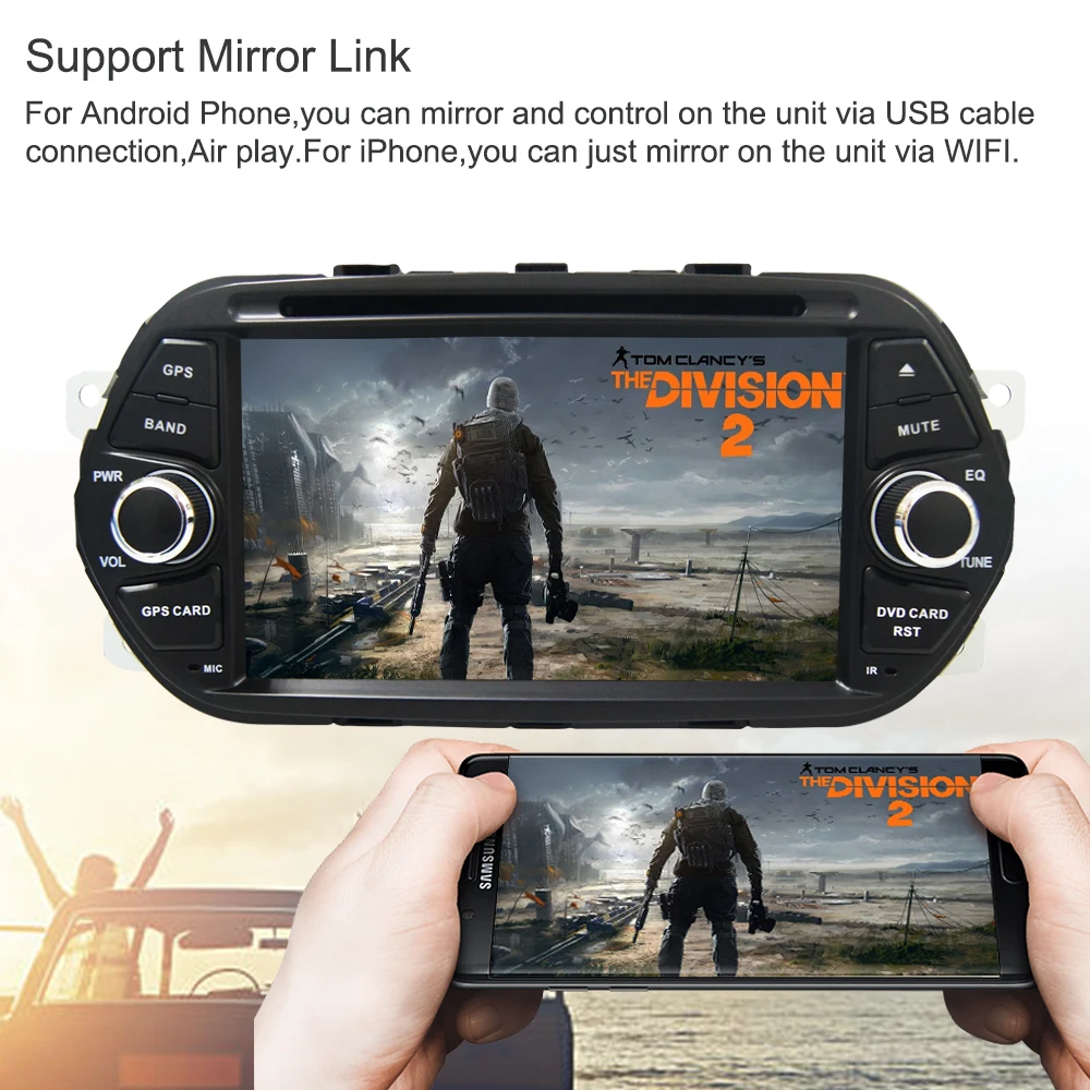 Discount Support Apple Carplay Android8.1 Car Radio DVD GPS Multimedia Player For Fiat Tipo Egea 2015 2016 2017 Auto Audio Navi Stereo 4