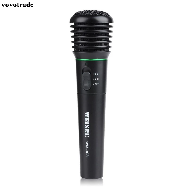 vovotrade Wired or Wireless 2in1 Handheld Microphone Mic Receiver
