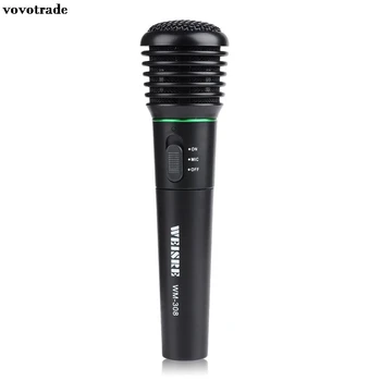 

vovotrade Wired or Wireless 2in1 Handheld Microphone Mic Receiver System Undirectional for Speeche Lectures Meetings Karaoke