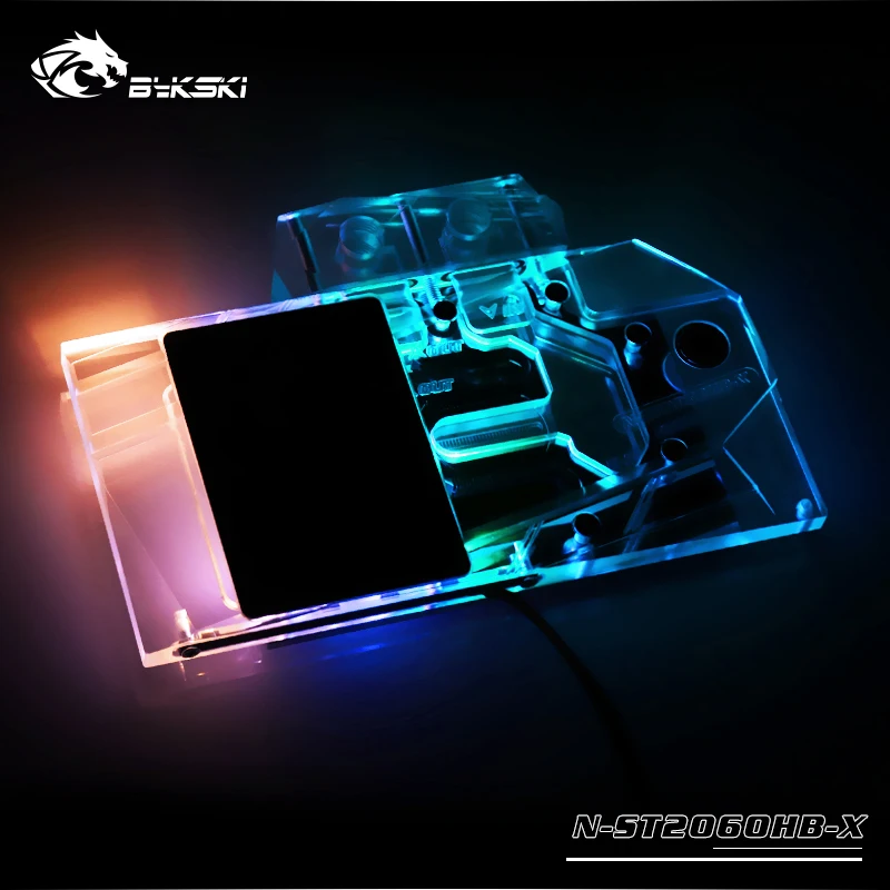 Bykski полное покрытие GPU водный блок для ZOTAC RTX2060-6GD/GTX1660TI-6GD. П/П: N-ST2060HB-X