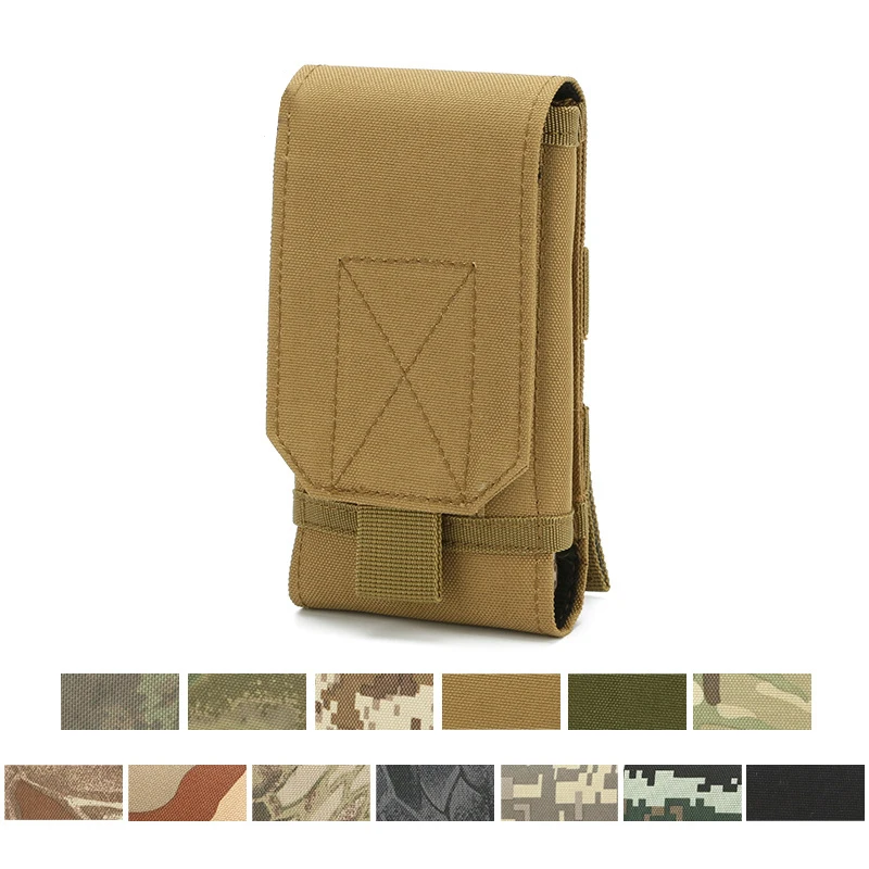 

Outdoor Hunting Camping Molle Hanging Bag 5.5inch Cell Phone Holder Multi Purpose Tactical Accessory Bags Men