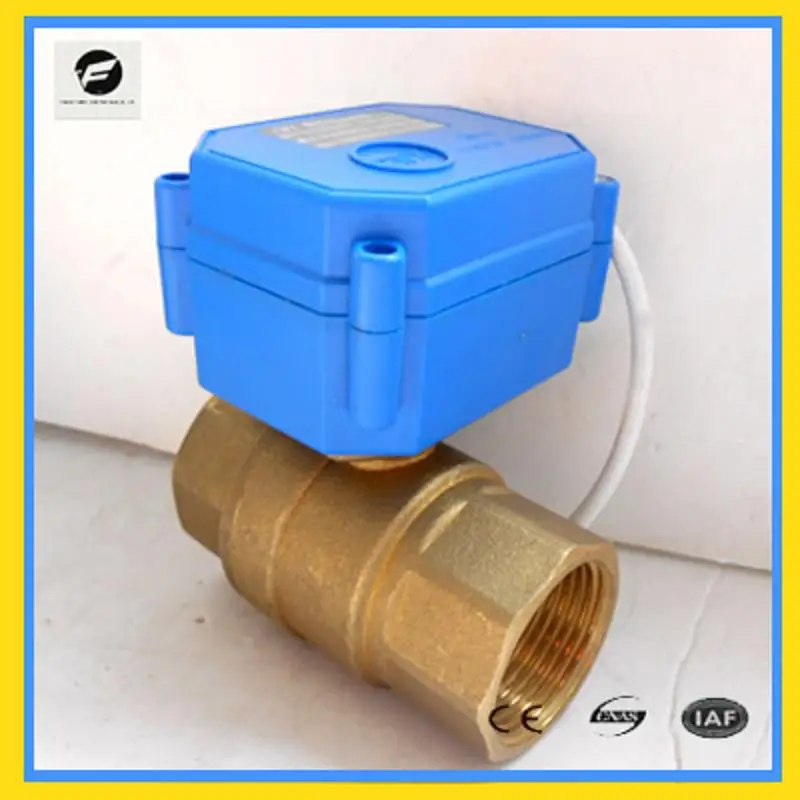 CWX-15 1 ''DN25 Электрический шаровой кран DC3-6v моторизованный клапан с тремя проводами CR03 для очистки воды, утечки воды, водонагреватель