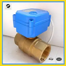 CWX-15 1 ''DN25 Электрический шаровой кран DC3-6v моторизованный клапан с тремя проводами CR03 для очистки воды, утечки воды, водонагреватель